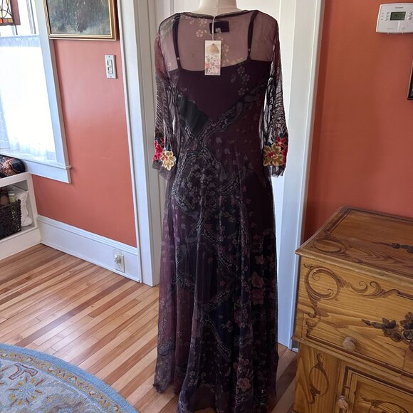 NWT Johnny Was Kyler Mesh Dress - Picture 4 of 6